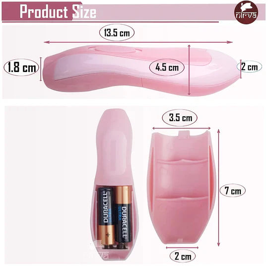 Baby Nail Trimmer with 6 Grinding Heads Safe for Newborn Baby Baby Nail Clippers with Light, Electric Baby Nail Trimmer